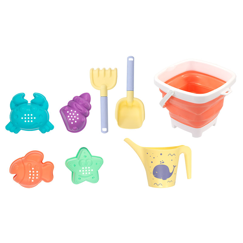 Summer Set With Foldable Bucket / Watering Can In Net Bag
