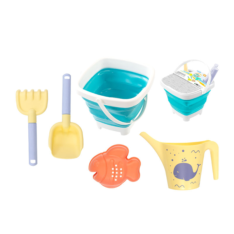 Zestaw Letni z Wiaderkiem Składanym i konewką